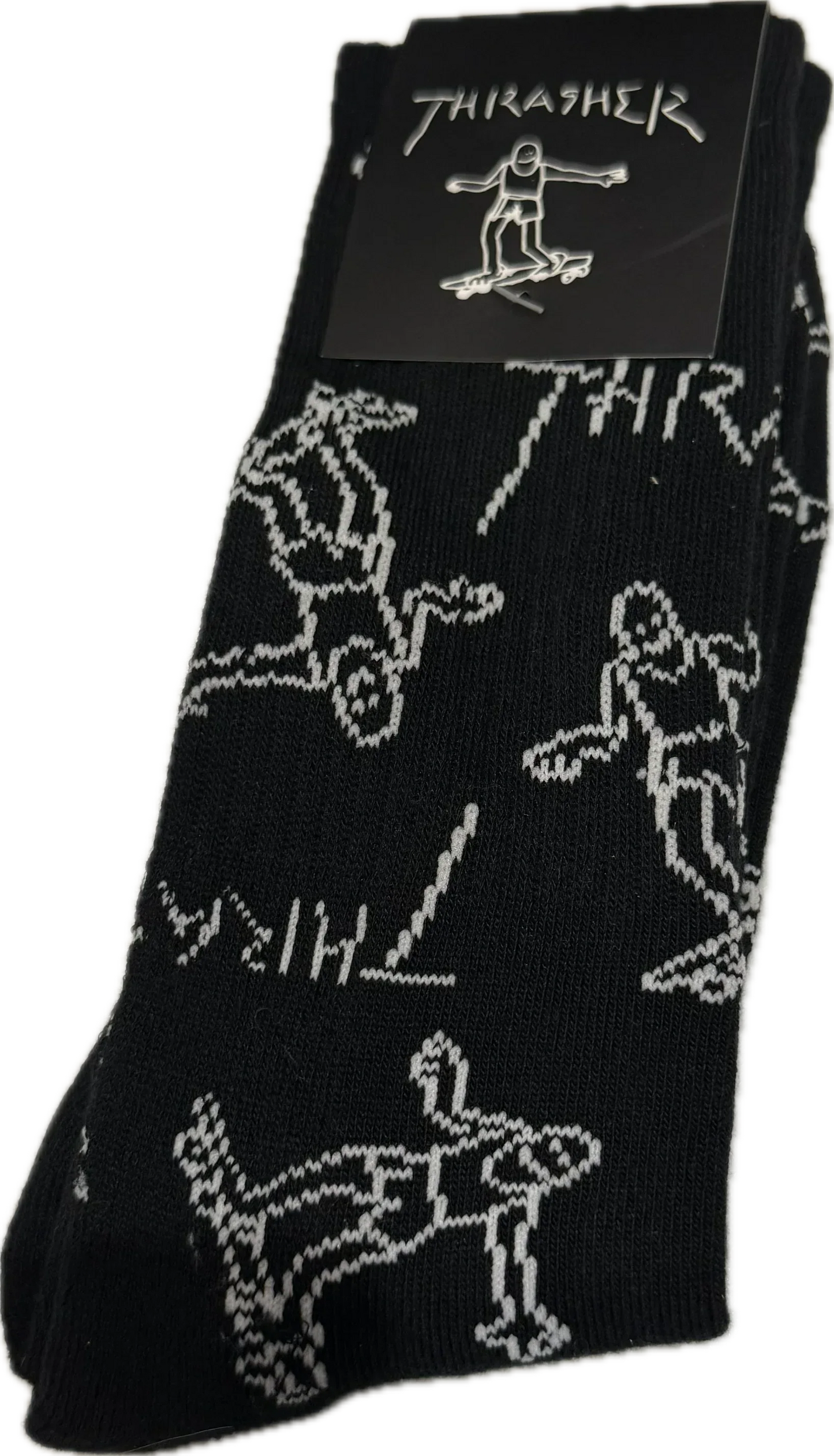 THRASHER ソックス GONZ LOGO BLACK - LINKUP SKATEBOARD SHOP