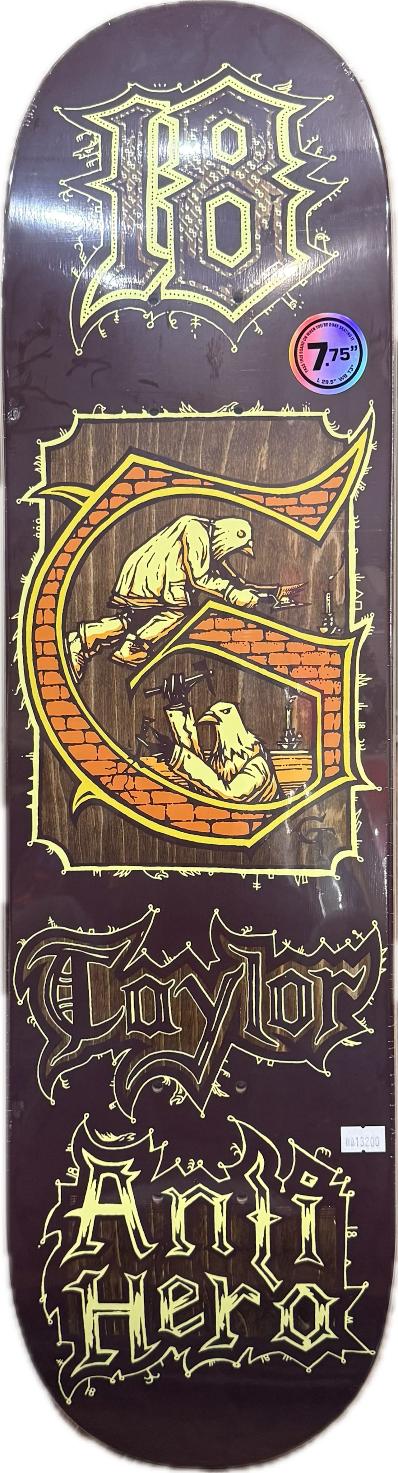 【ANTIHERO】 Grant Taylor 7.75 - ANTIHERO | LINKUP SKATESHOP
