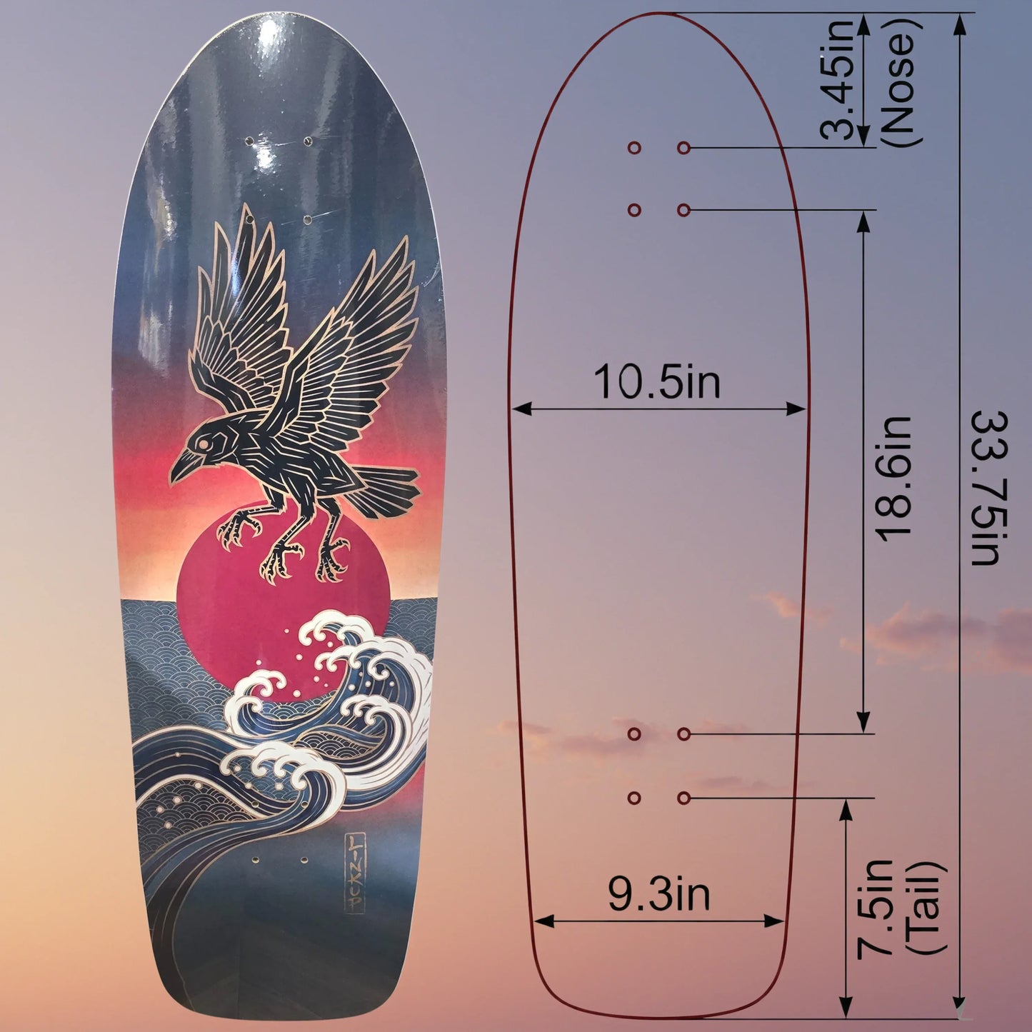 【LINKUP Original Deck 第2弾】~YATAGARASU~ - LINKUP SKATEBOARD SHOP