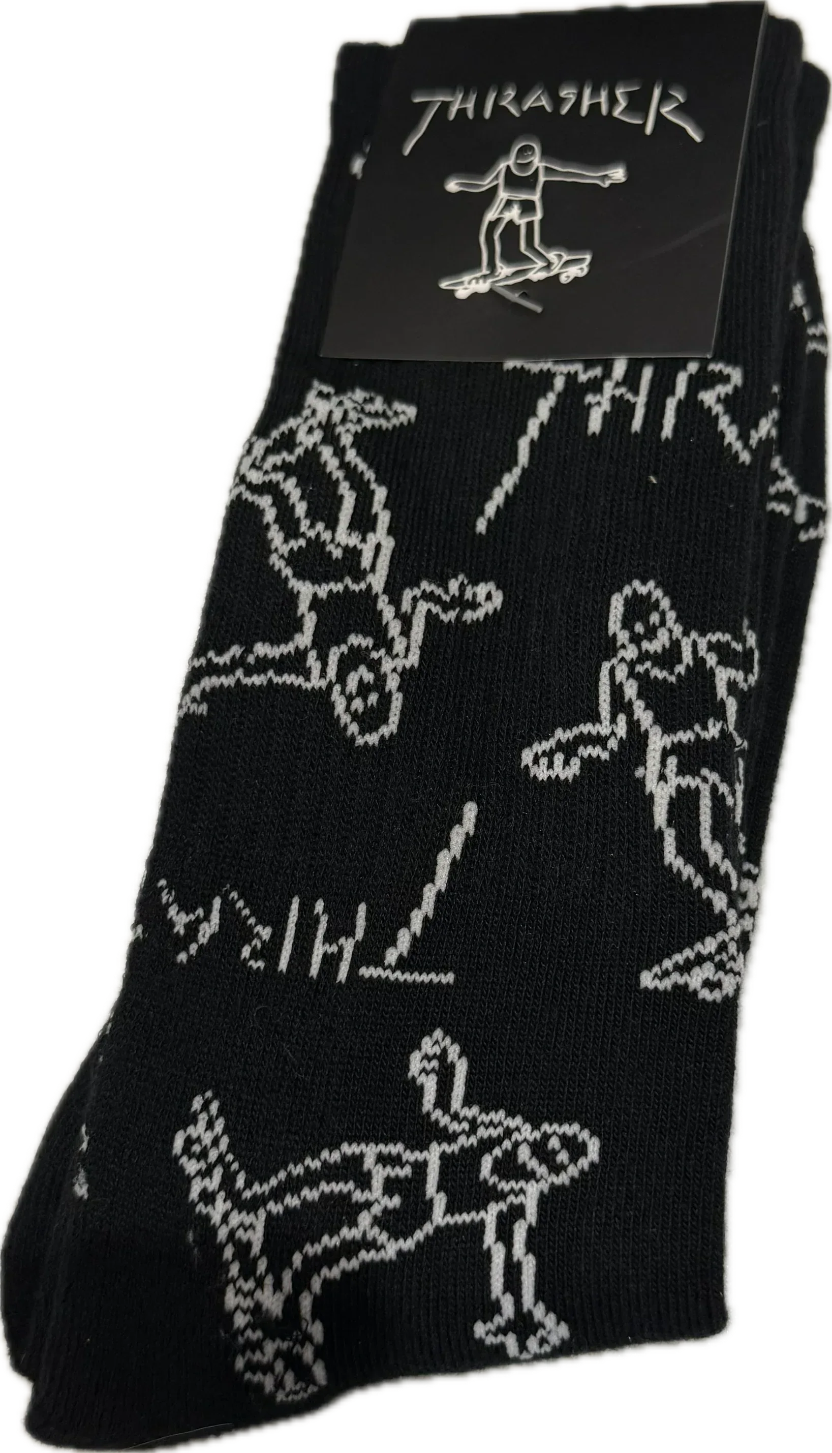 THRASHER ソックス　GONZ LOGO BLACK - LINKUP SKATEBOARD SHOP