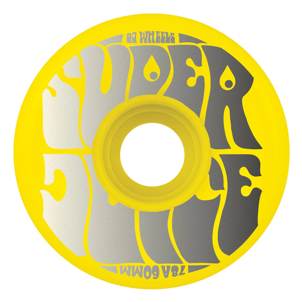【OJ WHEELS】 Super Juice Neon Yellow 78a 60mm