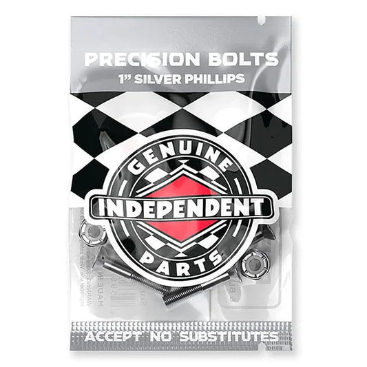 independent bolts 1" phillips silver - LINKUP SKATEBOARD SHOP
