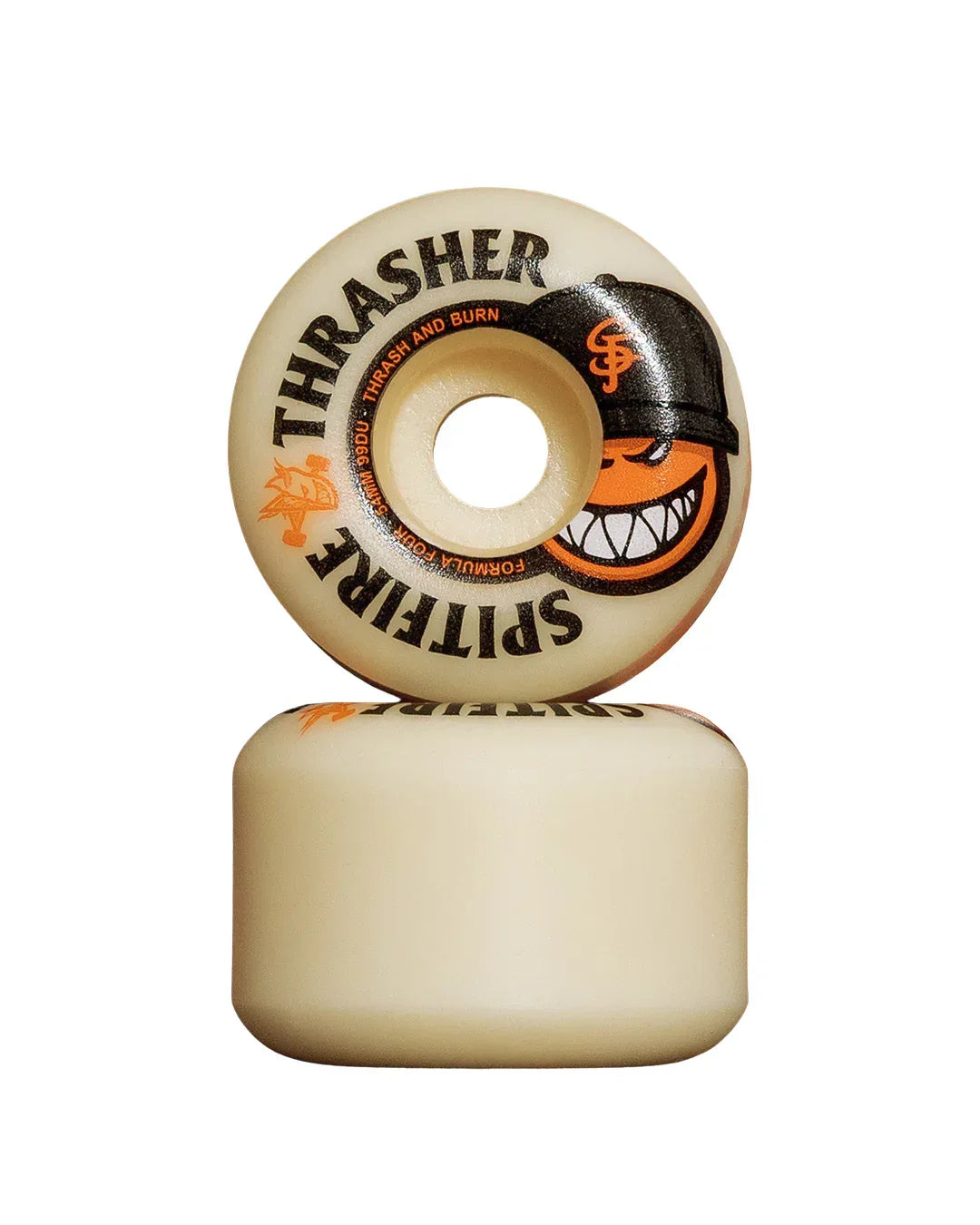 【SPITFIRE × THRASHER】F4 99DU 54mm RADIAL FULL 限定コラボウィール (4個セット) - LINKUP SKATEBOARD SHOP