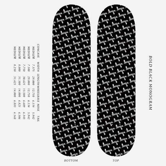 lesque Gradient dream monogram black 7.375×24.0 wb12.75 - LINKUP SKATEBOARD SHOP