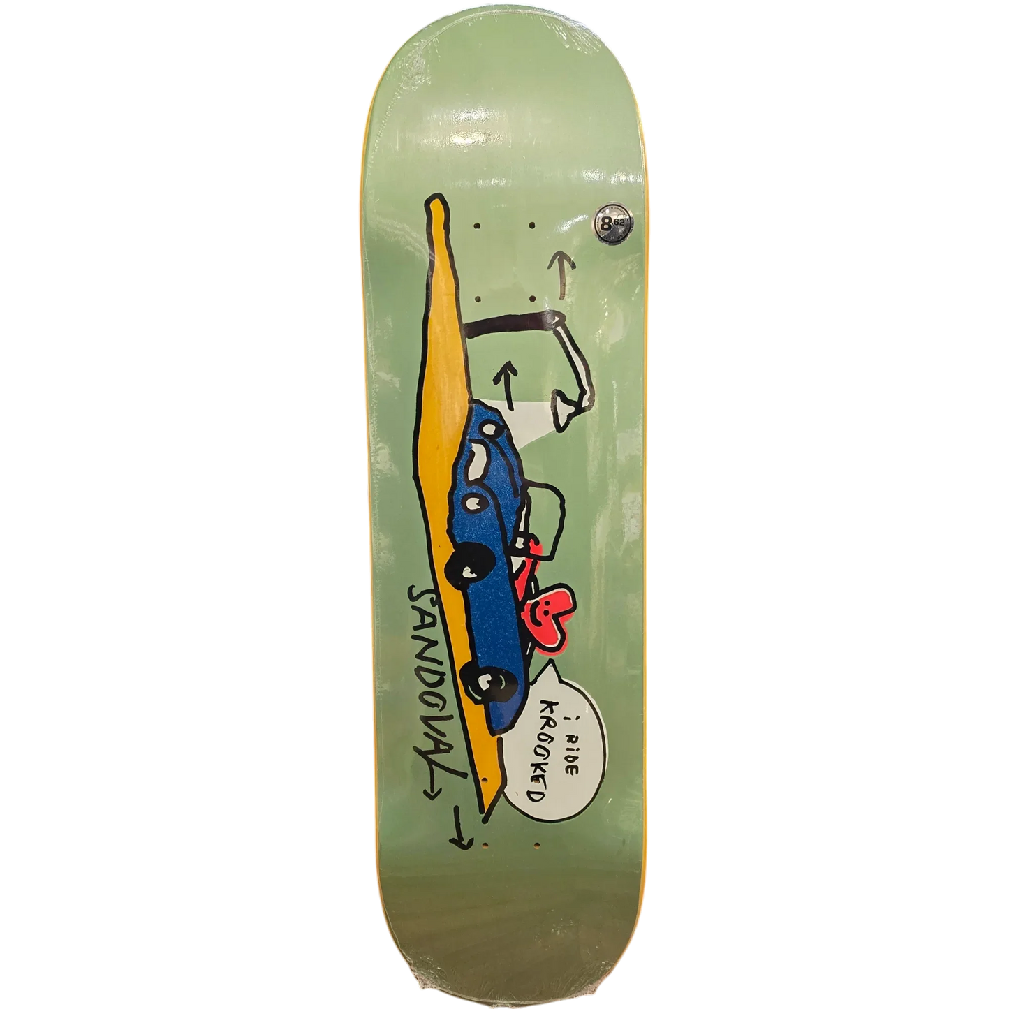 KROOKED RONNIE SANDOVAL 8.62 x 32.56inch - LINKUP SKATEBOARD SHOP