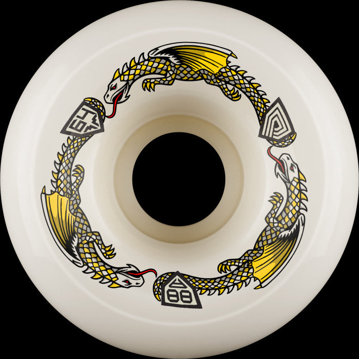 【POWELL PERALTA】 Dragon Formula Skateboard Wheels 64mm x 40mm 88A 4pk