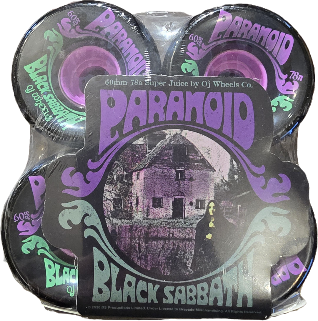 【OJ WHEELS】 BLACK SABBATH PARANOID SUPER JUICE 78A