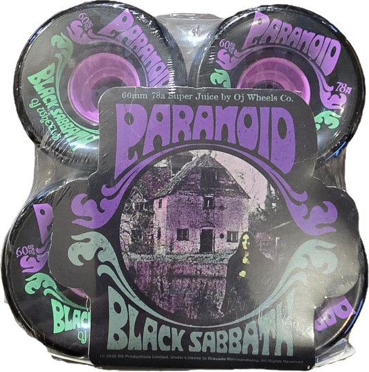 【OJ WHEELS】 BLACK SABBATH PARANOID SUPER JUICE 78A