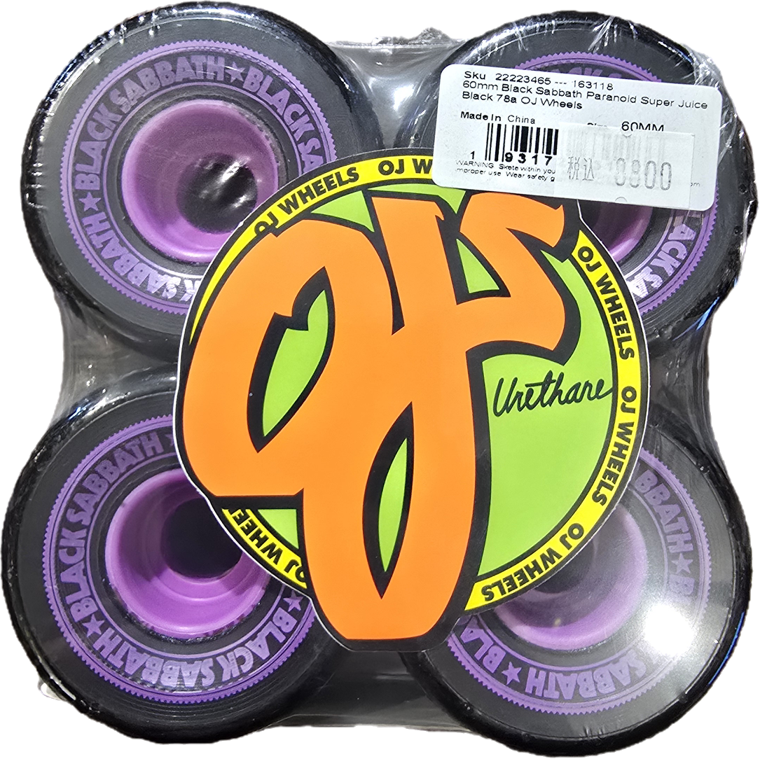 【OJ WHEELS】 BLACK SABBATH PARANOID SUPER JUICE 78A