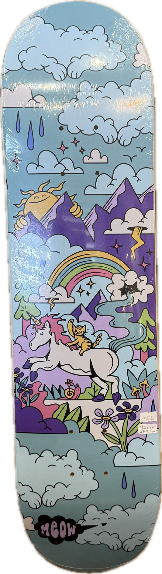 【MEOW SKATEBOARDS】 TEEM DECK 7.25