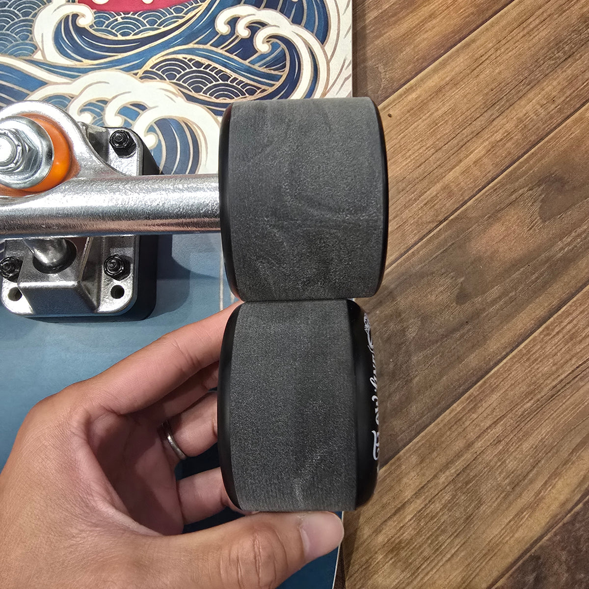 LINKUP ラウンドリップ ウィール 65×44mm ストーングラウンド仕上げ