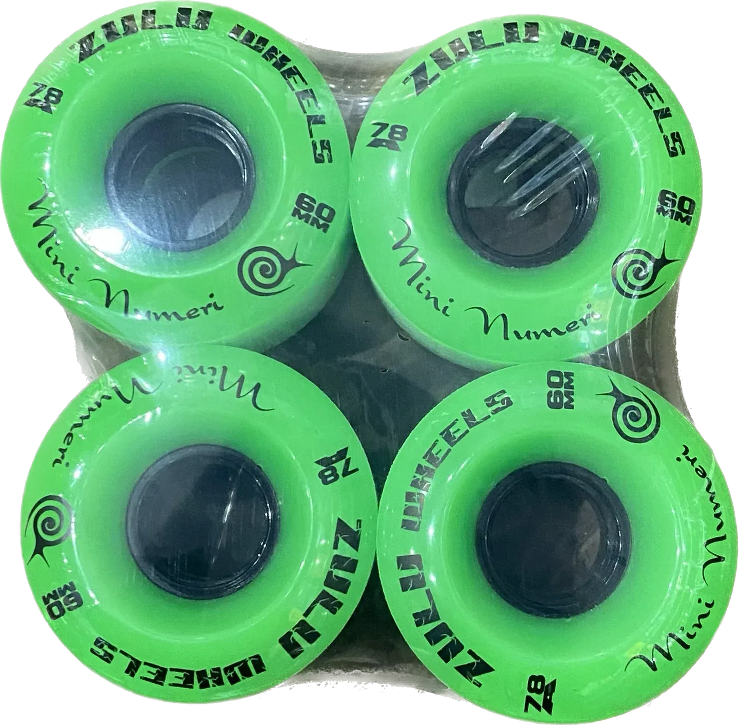 ZULU wheels Mini Numeri 60mm 78a - LINKUP SKATEBOARD SHOP
