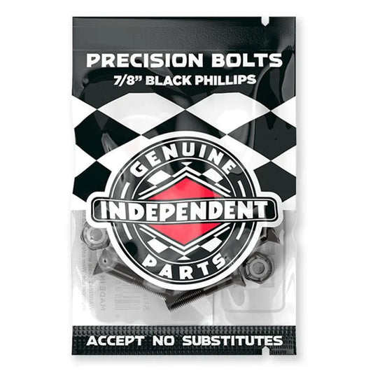 INDEPENDENT PRECISION BOLTS 7/8"BLACK PHILLIPS - LINKUP SKATEBOARD SHOP