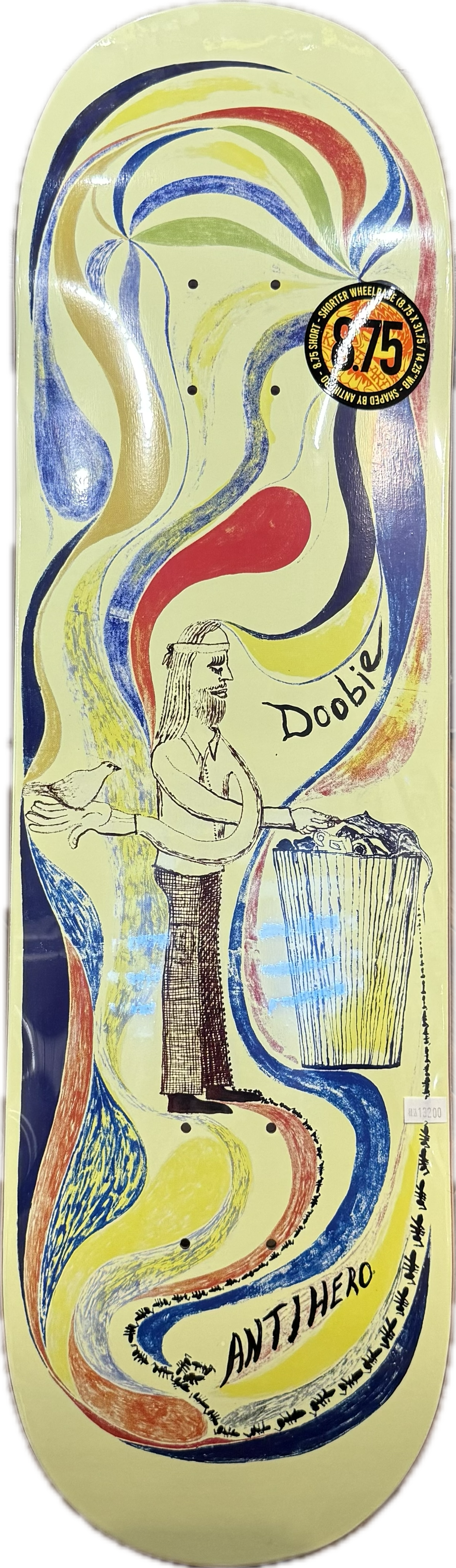 【ANTIHERO】 DOOBIE PRO DECK 8.75