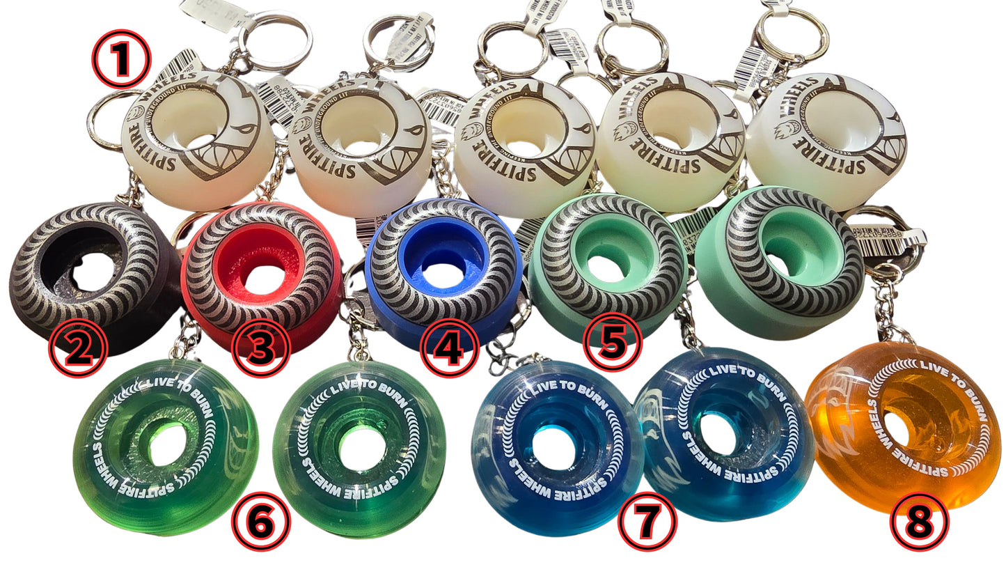 【SPITFIRE】 WHEEL KEYRING スケートボードウィールキーリング - SPITFIRE | LINKUP SKATESHOP