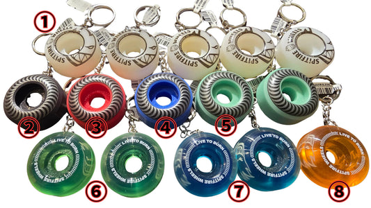 SPITFIRE (スピットファイア) WHEEL KEYRING スケートボード ウィール キーホルダー [全8タイプ] - LINKUP SKATEBOARD SHOP